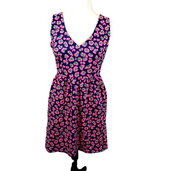 Haley And The Hand Woman's  Dress V-neck Pockets - Picture 1 of 8
